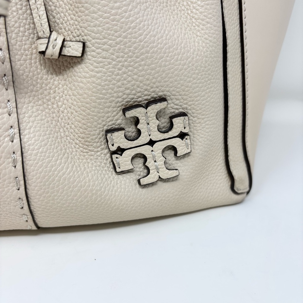 Tory Burch Oversized McGraw Dragonfly Bag in Brie Leather - Picture 5 of 16